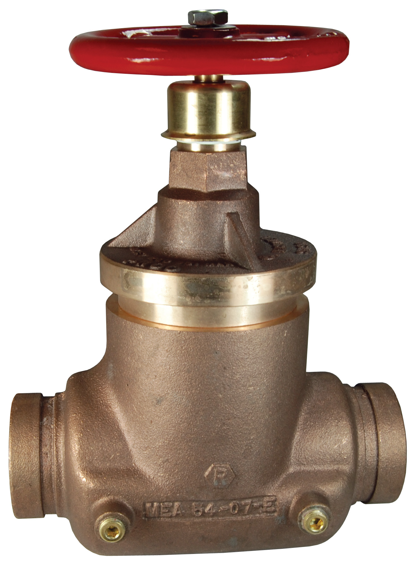 FACTORY SET PRESSURE REDUCING BRASS GLOBE VALVE GROOVED X GROOVED